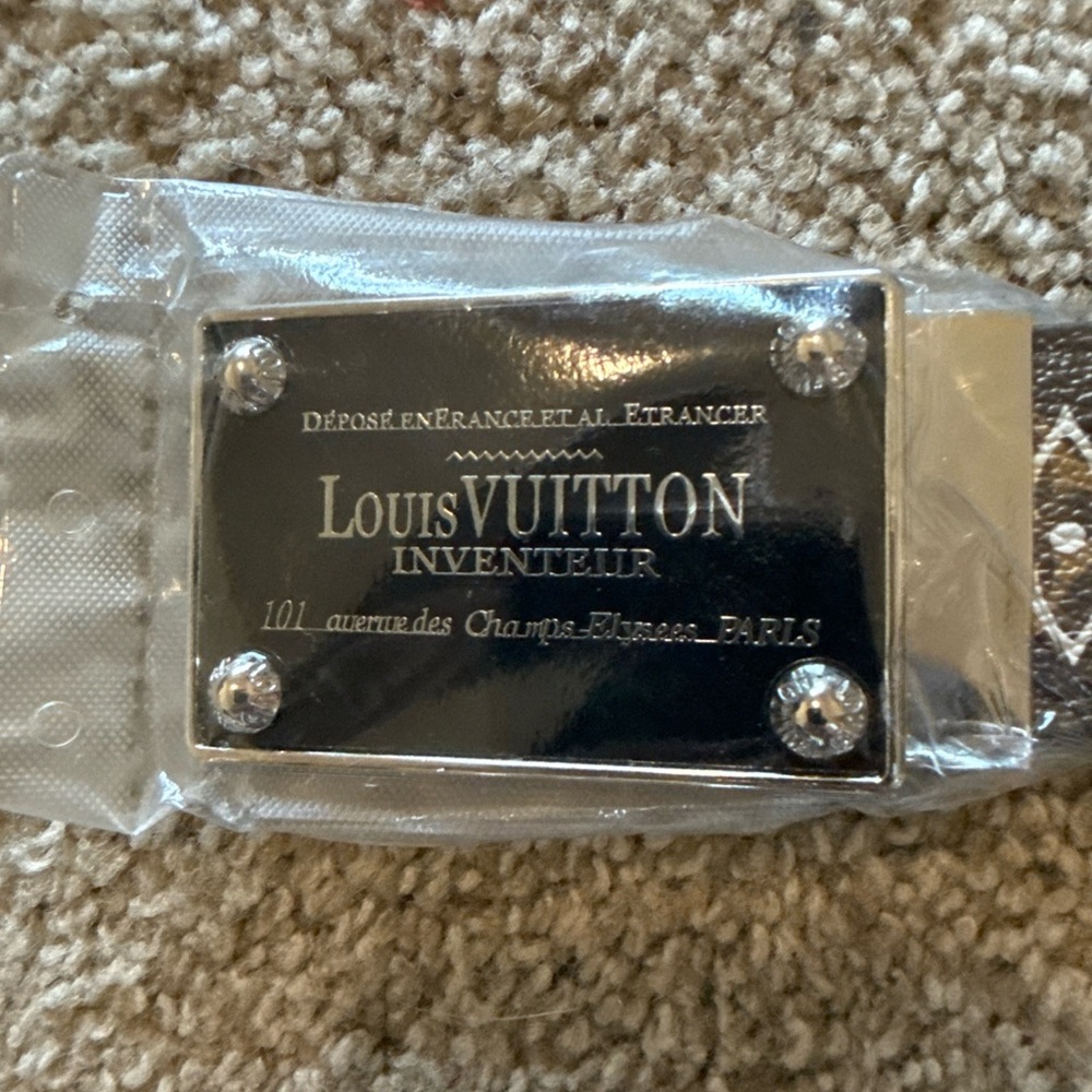Louis Vuitton Brown Monogram Belt
